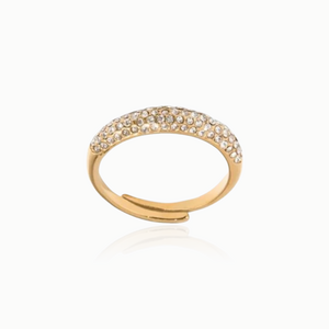 PAVE CZ GOLDEN RING