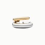 DEMARSON VIDA EAR-CUFF TWO TONE EARRING