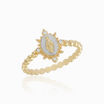 LADY LOURDES RING / SILVER-GOLD