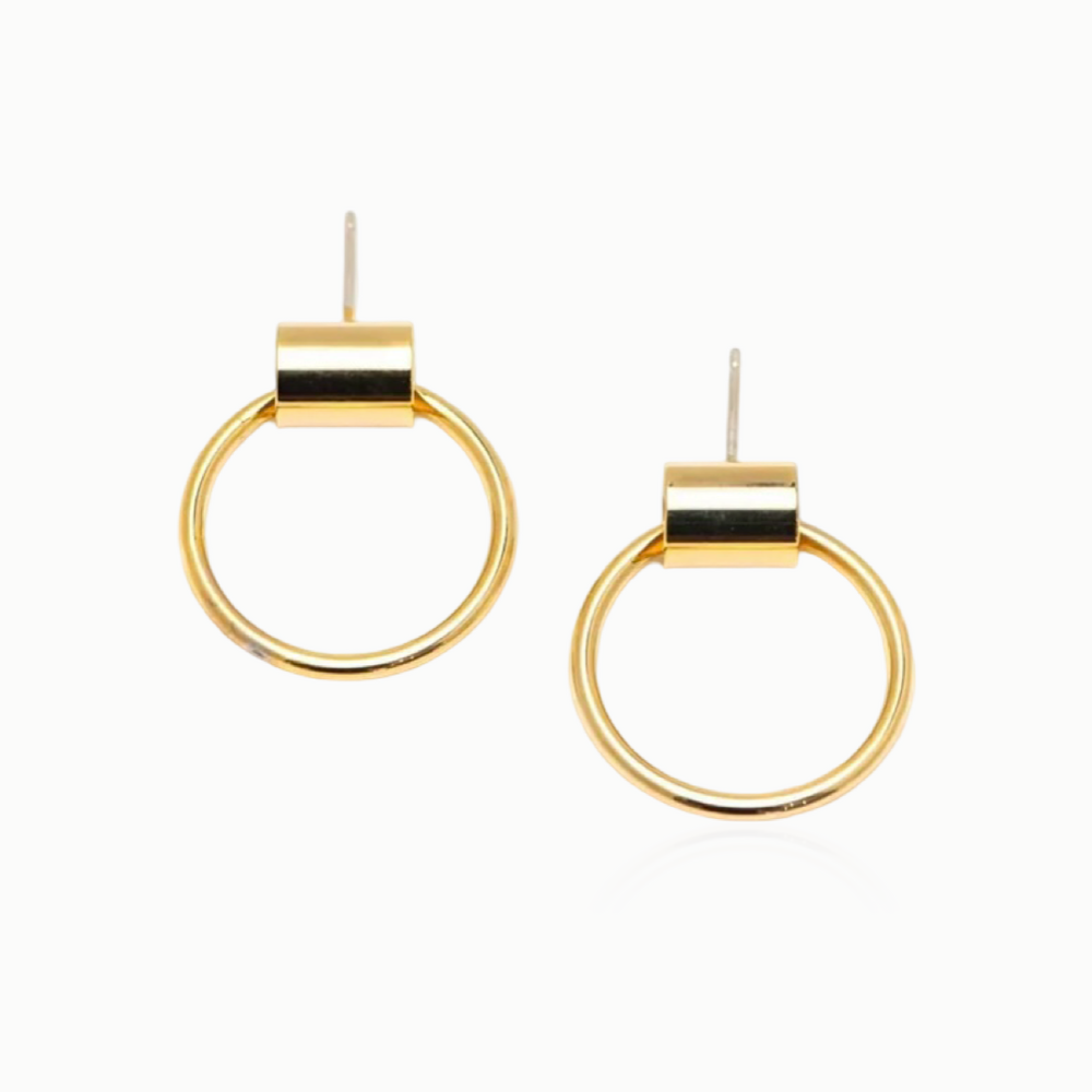SMALL SWING HOOPS / GOLD