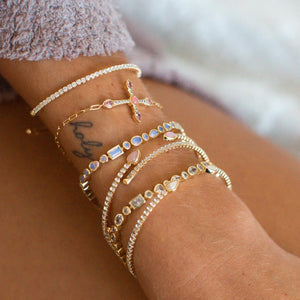 SHAY CUFF BRACELET / PEARL