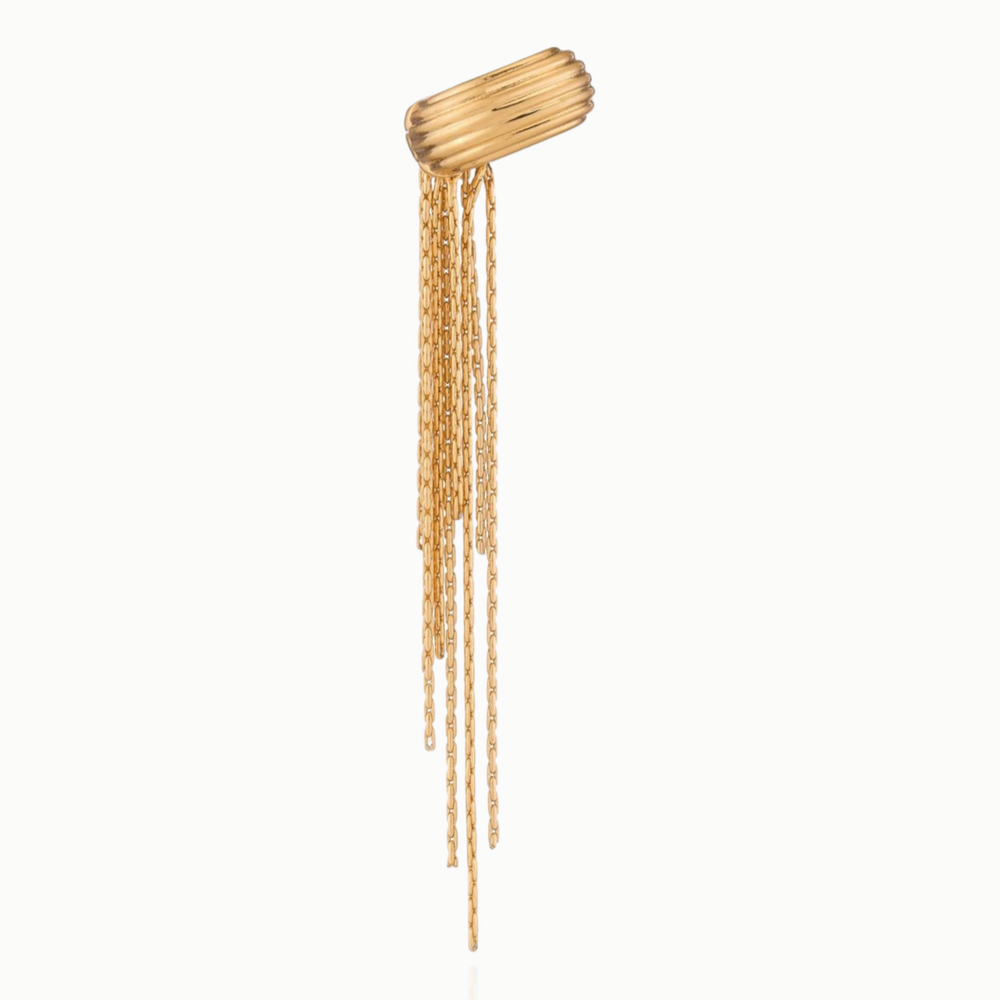 DEMARSON ASTRID FRINGE EAR-CUFF