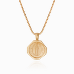 SOFIA PENDANT NECKLACE IN GOLDEN NUDE