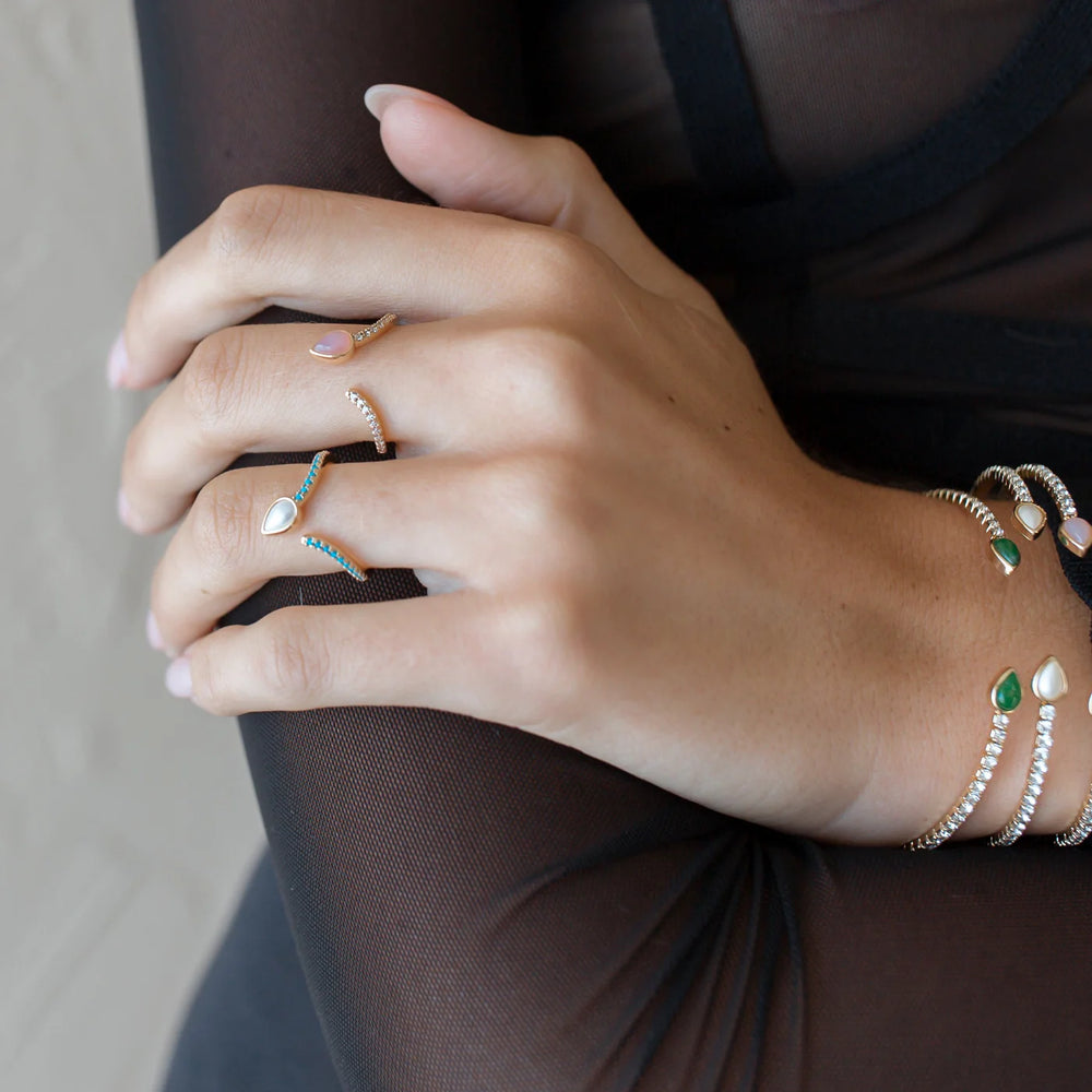 SHAY CUFF BRACELET / JADE