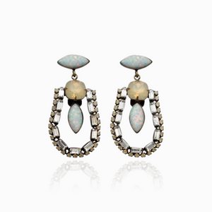 LIONETTE ANNIE EARRINGS / WHITE