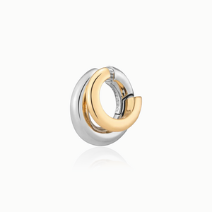 DEMARSON VIDA EAR-CUFF TWO TONE EARRING