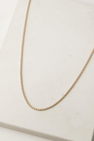 TENNIS NECKLACE / PEARL