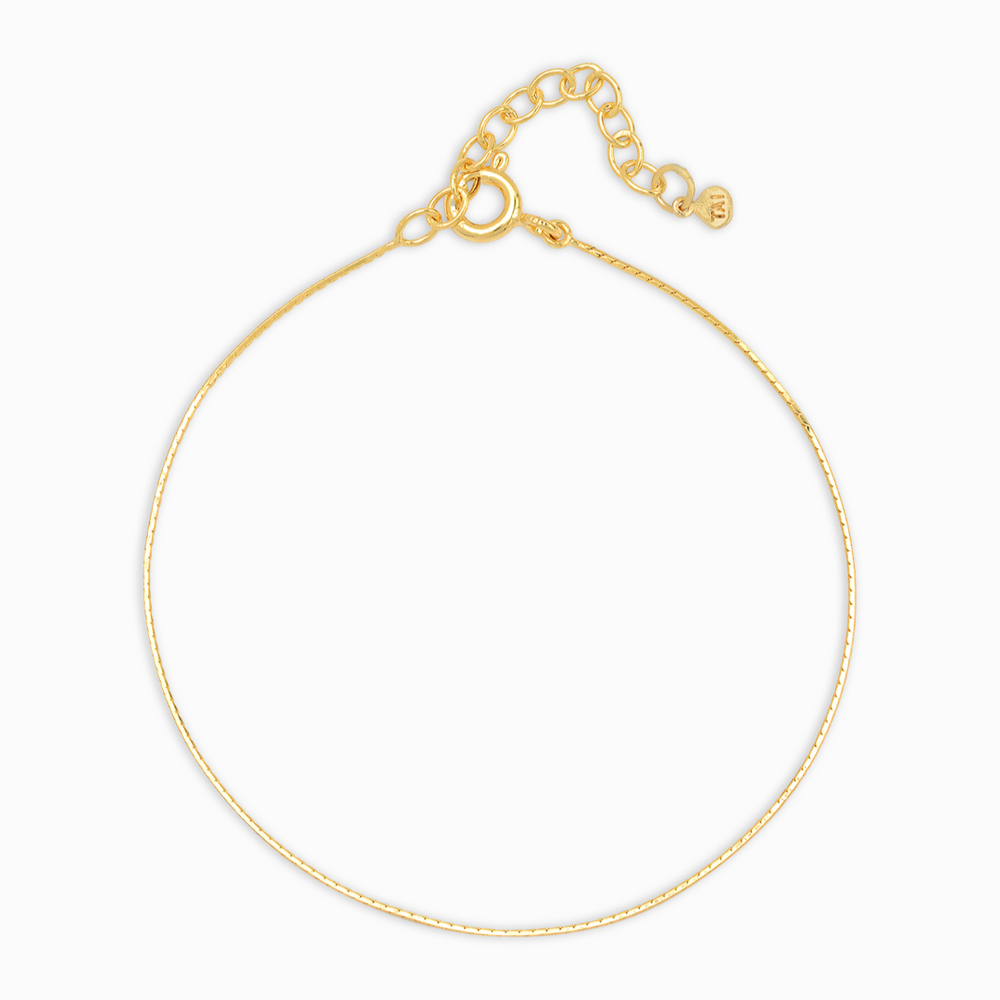 TAI THIN HERRINGBONE CHAIN BRACELET