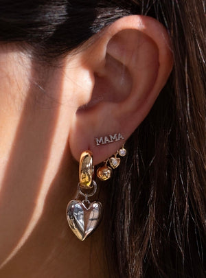 LEEADA & OFFICIALLY QUIGLEY COLLAB | GOODE MAMA EARRINGS / GOLD