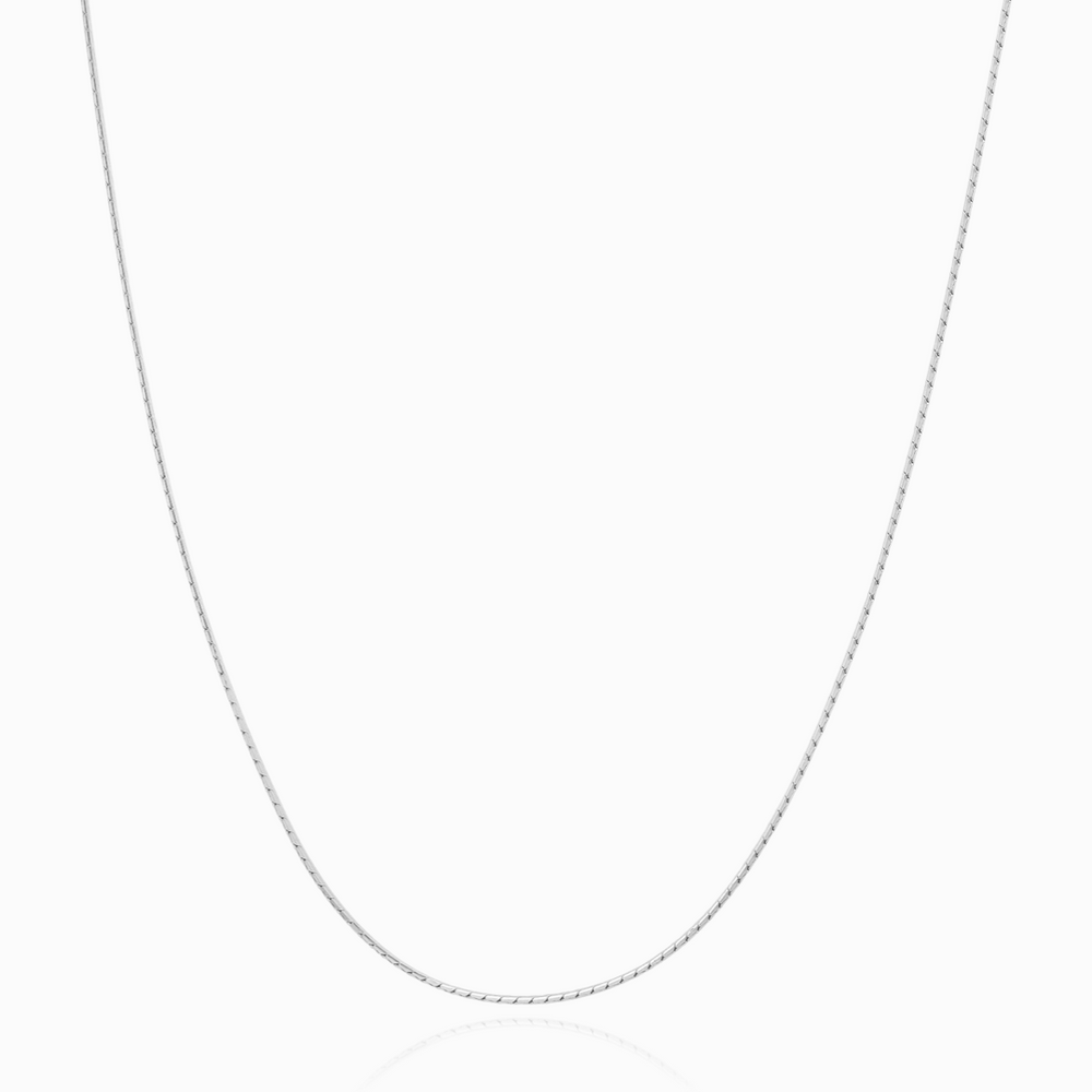 TAI THIN HERRINGBONE CHAIN NECKLACE