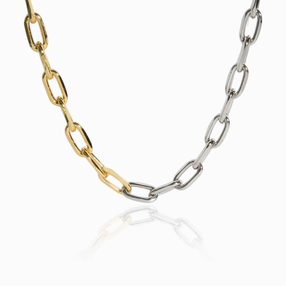 GOLD & SILVER LINK NECKLACE