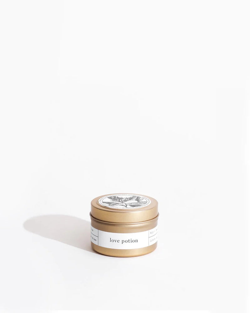 LOVE POTION GOLD TRAVEL CANDLE