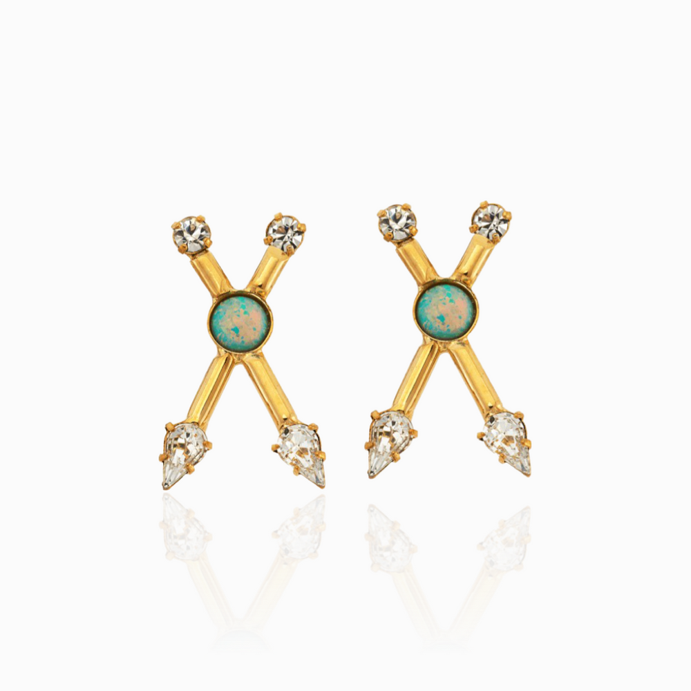 LIONETTE MOJO BABY GREEN EARRINGS