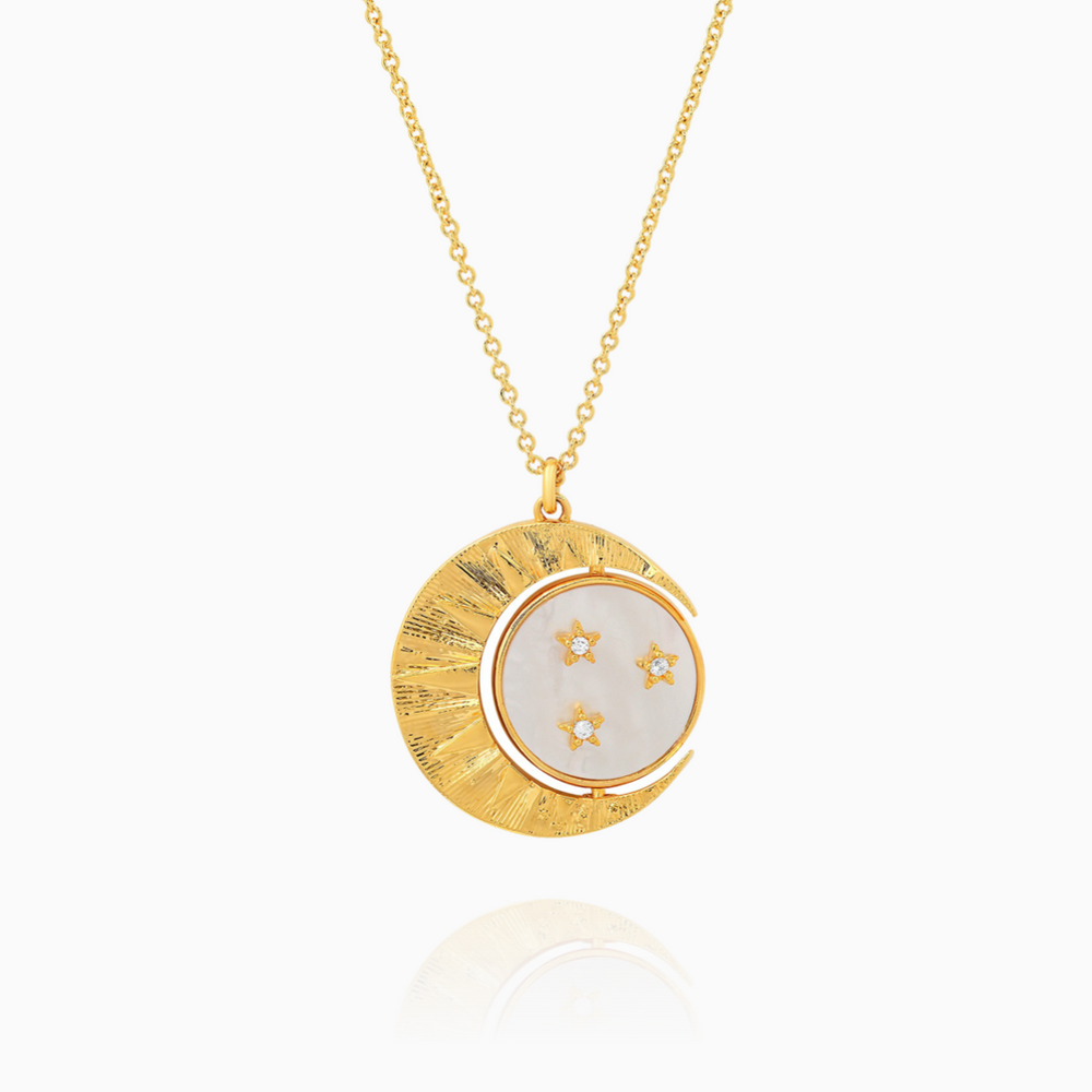 TAI MOTHER MOON PENDANT NECKLACE