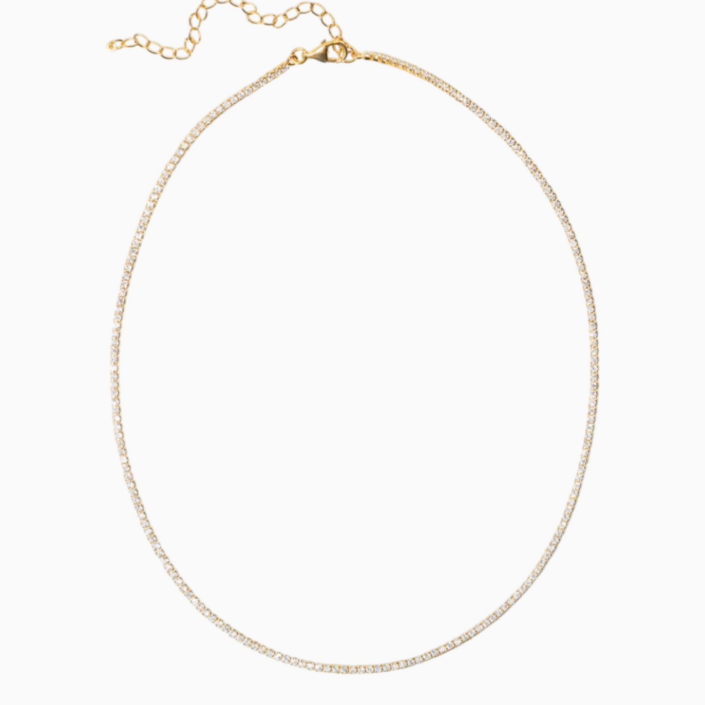 THIN TENNIS NECKLACE