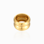 DOUBLE BAND SIGNET RING