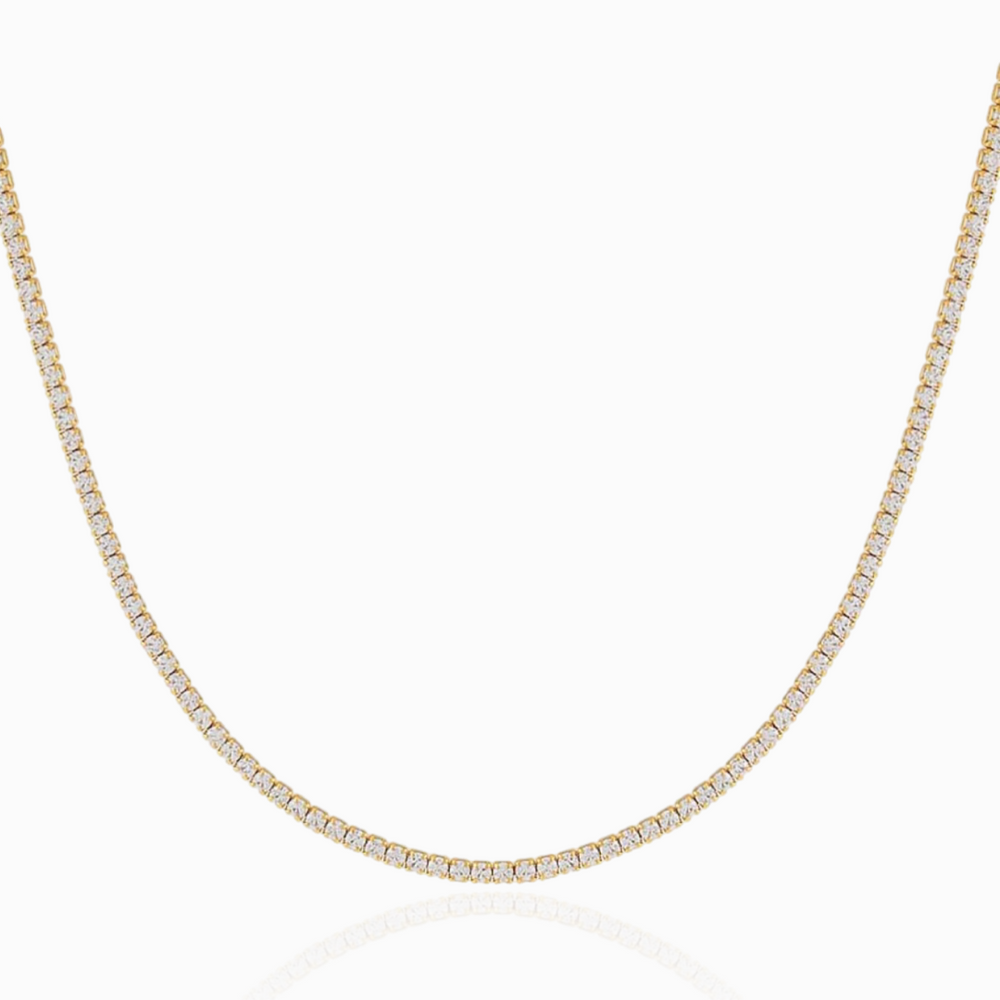 CLASSIC THIN TENNIS NECKLACE
